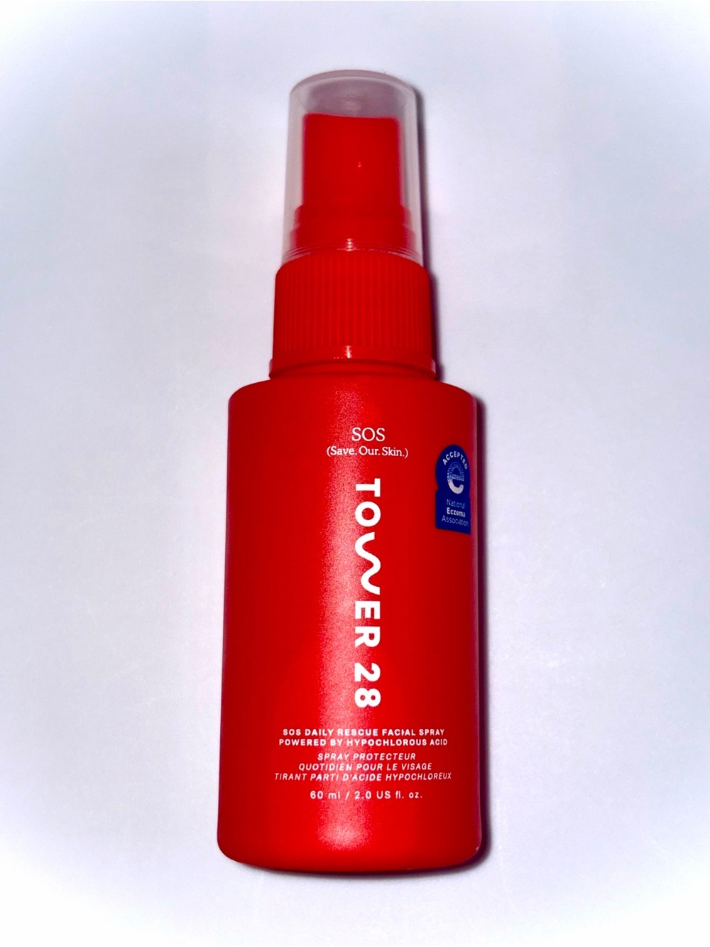 Tower 28 Beauty Mini SOS Daily Rescue Facial Spray Hypochlorous Acid 60ml/2 oz